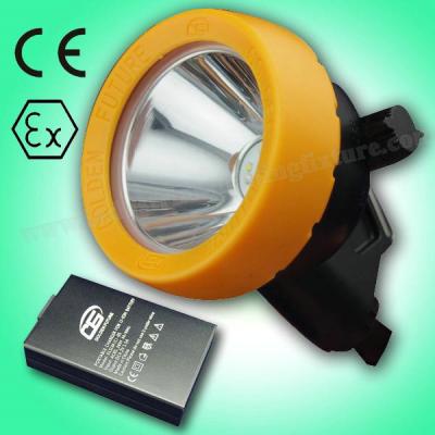China Lámpara de casquillo portátil eficiente de la explotación minera de KL5LM LED 15000lux 3.7V, indicación de energía baja en venta