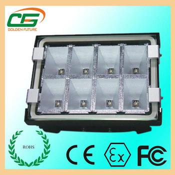 China IP66 40W Outdoor Gas Station LED Canopy Light 80Ra / Cree LED Flood Lights 100lm/w for sale