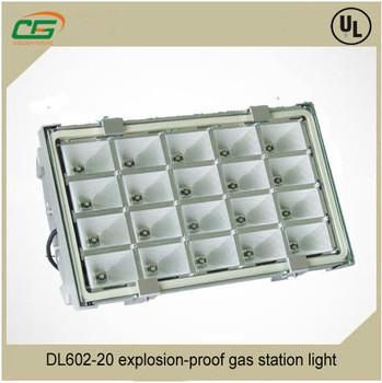 China Cree 6500K 100W Waterproof LED Flood Light Pure White For Gas Station , AC 220 Volt LED Canopy Light for sale