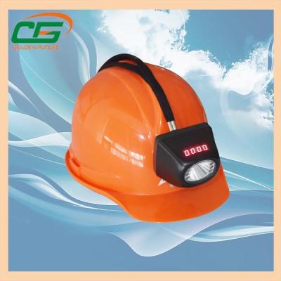 China Msha aprovou luzes recarregáveis do diodo emissor de luz do capacete de segurança da mineração 4.5ah, lâmpada de tampão sem corda impermeável dos mineiros à venda