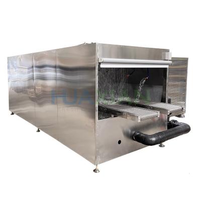 China Cherry Precooling Stainless Steel Hydro Cooler with Automatic Conveyor Belt for sale