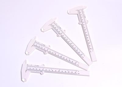 China Lightweight Permanent Makeup Eyebrow Tattoo Microblading Plastic Caliper for sale