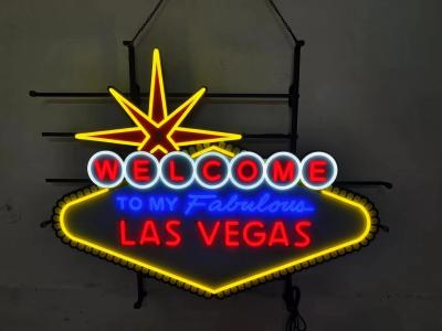 China Custom Logo New Design Las Vegas  PVC Led Neon Sign en venta