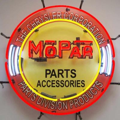 China Vintage Mopar neon light glass tubing neon light wall neon clock  Lead free rohs certificate oem factory for sale