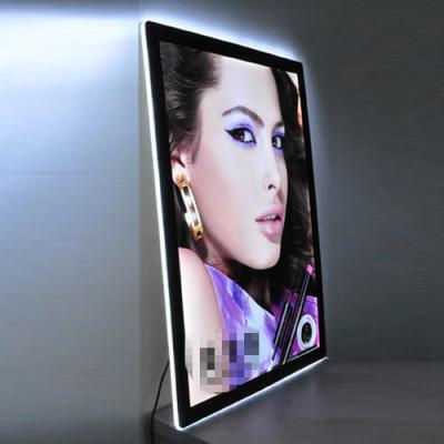 China 100cm Mall Led Light Box Signage ROHS Clip Clear White for sale