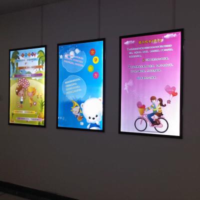 China 8mm Lighted Movie Poster Frame 8mm Aluminum Cinema Poster Light Box for sale