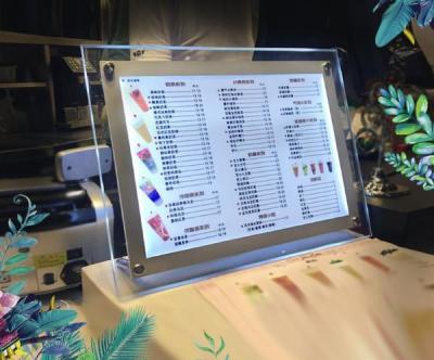China Foto 70cm führte hintergrundbeleuchteten Zeichen-acrylsauerkasten Leuchtkasten Signage-ROHS zu verkaufen