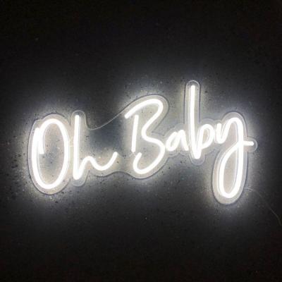 China It Was All A Dream Oh Baby Wedding LED Custom Light Up Neon Wall Signs Word Lights Letters Girl for sale