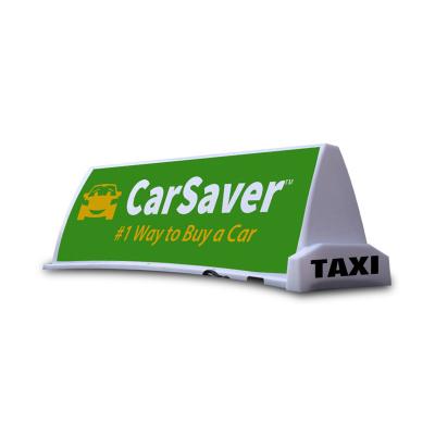 China Sunproof 27cm Middle Led Taxi Signs Taxi Top Sign PP Full Magnet for sale