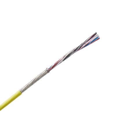 China AFBP FEP Insulated Glass Fiber Filled Shielded High Temperature Cable For Temperature Sensors for sale