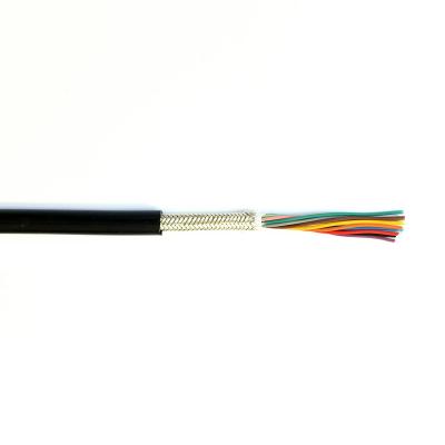 China 7 Pairs Twisted FEP Insulated Shielded Silicone Cable For Elctronic Instruments for sale