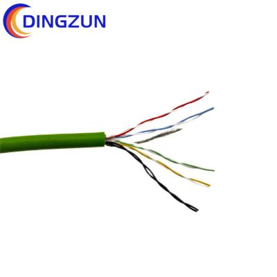 China Dingzun Flexible PVC Shielded Data Multi Pair Instrument Cable 5 Pairs for sale