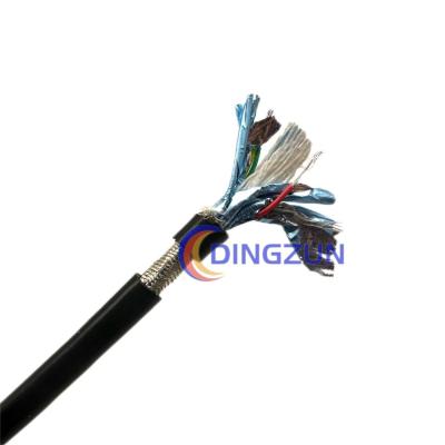 China 6 Pairs Multi Pair Shielded Cable 24awg PVC Shielded Sensor Cable for sale