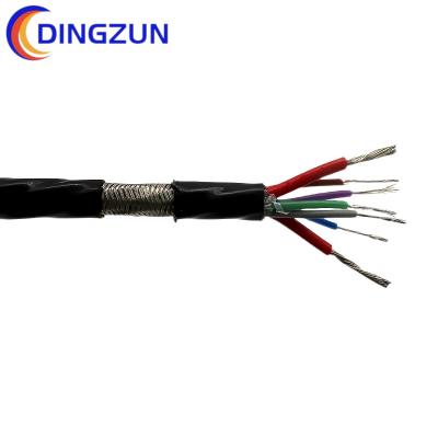 China 7 Core Fep Shielded High Voltage Cable for sale