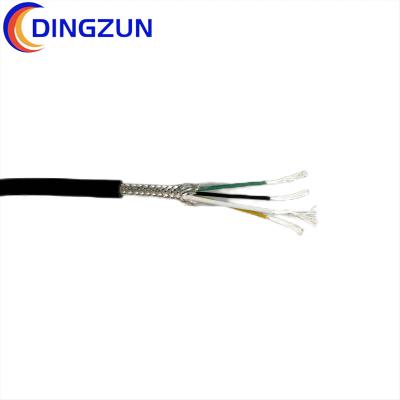 China 4core Silver Copper Shielded Sensor Cable for sale