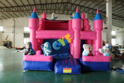 China commerial inflatable Frozen slide 0.55mm PVC inflatable dry slide  customized slide for sale for sale