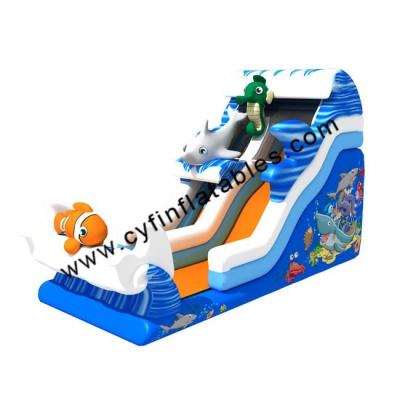 China Summer Outdoor Inflatable Slide For Kids Blow Up commercial PVC grade Inflatable Slide for hot sale for sale