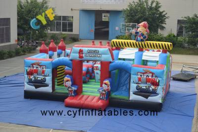中国 Commercial PVC Inflatable Bounce House Slide Combo Jumping Castle Inflatable Bouncer for kids playground 販売のため