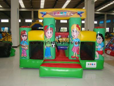 China Castelo inflável combinado do leão-de-chácara da casa inflável comercial feita sob encomenda do salto das crianças do PVC exterior para a venda à venda