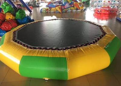 China Big Floating Inflatable Water Trampoline , Multi Color Outdoor Inflatable Water Park for sale