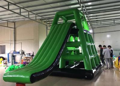 China Green Water Floating Inflatable Aqua Park High Strength And Durable for sale