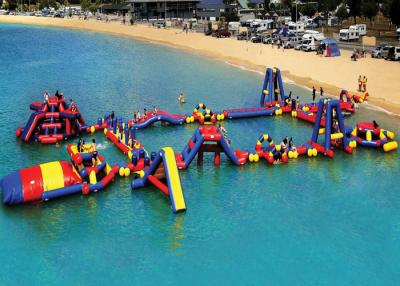 China Obstacle Course Inflatable Aqua Park High Temperature And Low Temperature Resistance for sale