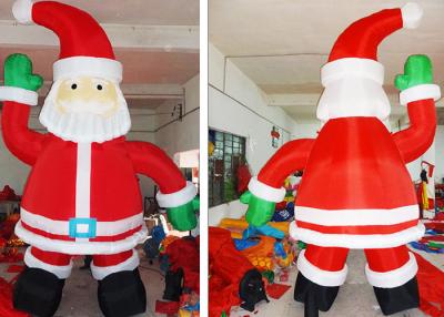 China Christmas Santa Claus Custom Inflatable Characters Re - Usability High Durability for sale