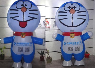 China Mascota modificada para requisitos particulares Inflatables publicitaria de encargo de encargo del traje de Doraemon que camina en venta