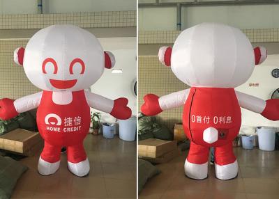 China Walking Cartoon Custom Advertising Inflatables PVC / Oxford Material for sale