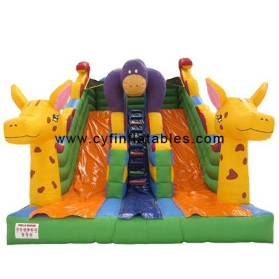 China 4×6 Meter Inflatable Orangutan Slide For Amusement Paradise for sale