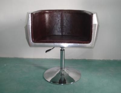 China Tulip Foot Swivel Aviator Armchair With Aluminium Base cup chair for sale