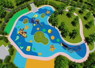China Estructura que sube de la diapositiva al aire libre del área de juego del jardín de los niños del barco pirata para los adultos en venta