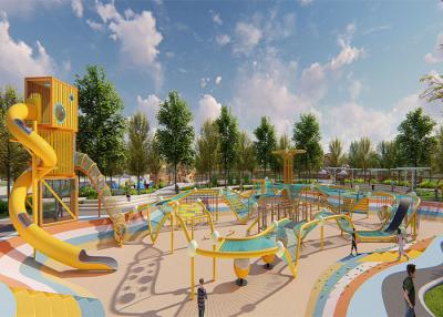 Chine Le jeu de jardin de loisirs structure le Multi-projet d'équipement de jardin de terrain de jeu de parc à vendre