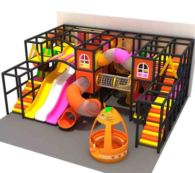 China 75 ㎡ Maze Playground Kids Indoor Play Equipment With Slide And Climbing Tube for sale