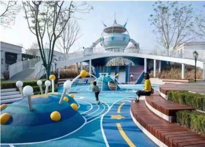 China Área de jogo exterior das crianças residenciais dos campo de jogos artísticos do tema do espaço à venda