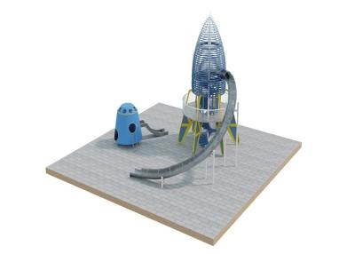 China Outdoor Park Metal Tube Slide Ss304 Stainless Steel Playset for sale