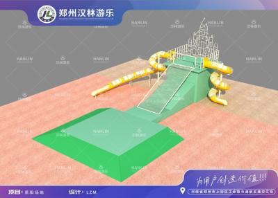 China El acero inoxidable del parque de atracciones desliza la diapositiva al aire libre del patio Ss304 de los 76cm en venta