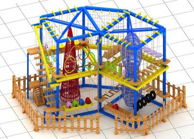 China Playground Adventure  Indoor Ropes Course For Children And Adults for sale