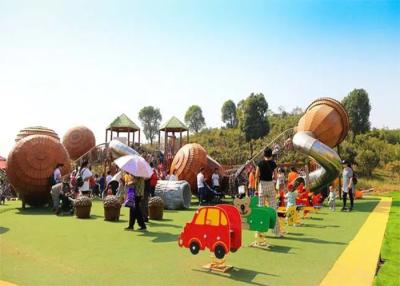 Китай Спортивная площадка Pineal формы деревянная установила оборудование игры сада продается