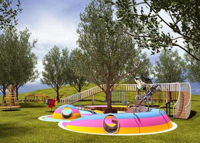 China Estructuras del patio de la guardería para el equipo al aire libre de los niños de los preescolares en venta