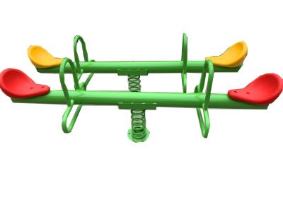 China Do equipamento pré-escolar plástico do jogo de Seat da balancê aço galvanizado exterior à venda