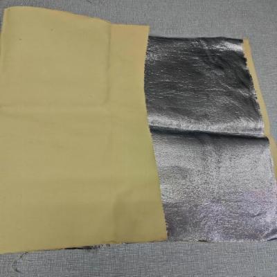 China Natural Color 100% Para Aramid Aluminized Fabric Satin Weaving en venta