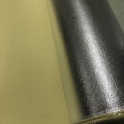 China Low Electrical Conductivity Para Aramid Fabric With Aluminum Coating Water Proof zu verkaufen
