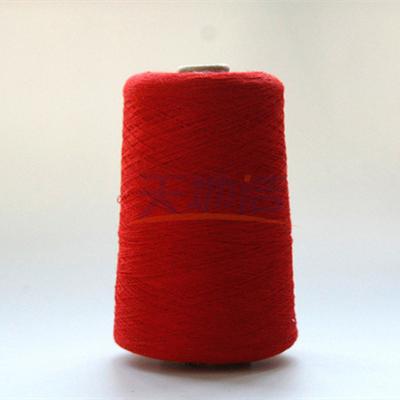 China Red Meta Aramid Blended Yarn Ne33/2 For Oil Chemical Protective Clothing for sale