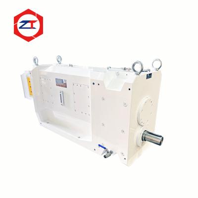 China Cast Iron SHE Super High Torque Twin Screw Extruder Gearbox 16-18 Torque 95mm Nylon Monofilament Extruder Machine for sale