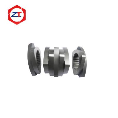 China Type95 Pet Screw Element Of Twin Screw Extruder Machine High Wear Resistant Pet Food Extrusion Equipment for sale