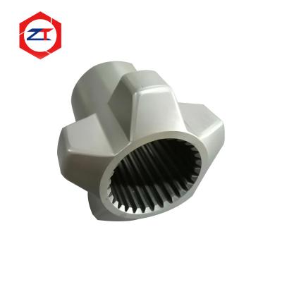 China Certified TEX120 Wear Resistance Twin Screw Extruder Components Star Screw Elements Floating Fish Feed Extruder Machine for sale