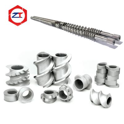 China High Wear Resistance Screw Elements Spare Parts For Twin Screw Extruder for sale
