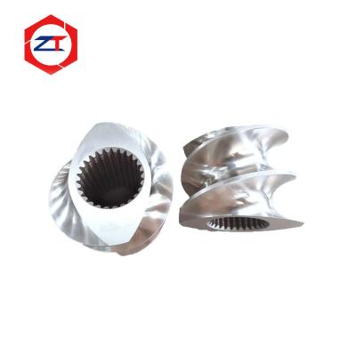 China Coperion ZSK 125 Screw Elements For Silica Twin Screw Extruder Vacuum Quenching for sale