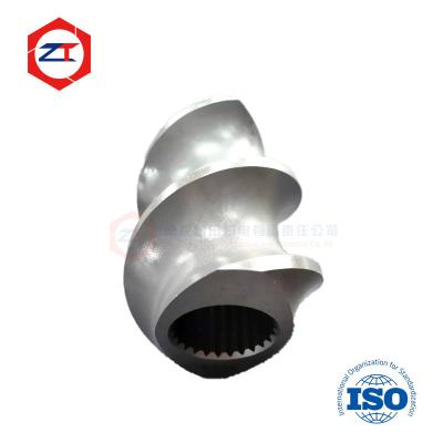 China Customized Twin Screw Barrel Type Plastic Twin Screw Extruder Screw Element for sale